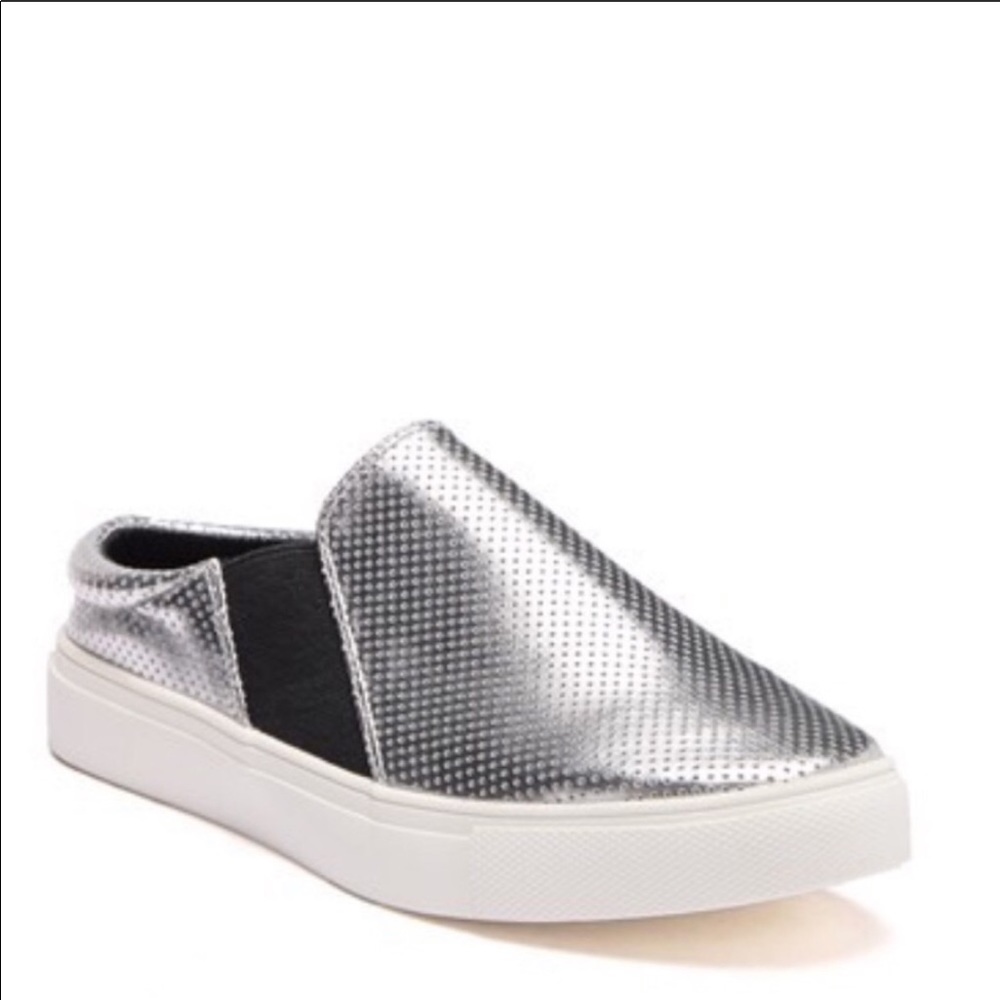 Jane and the Shoe -Metallic Lenny Slip On Sneakers